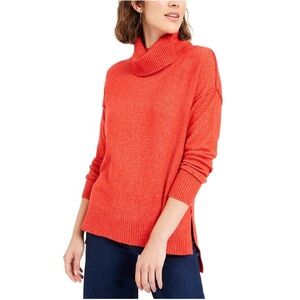 Becca Tilley x Bar III Turtleneck Hi-Low Sweater M